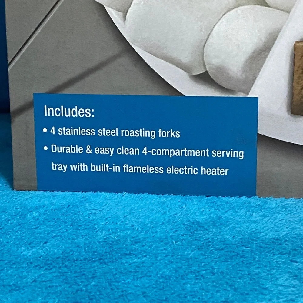 Brookstone Flameless Indoor S'mores Maker - Gray and White